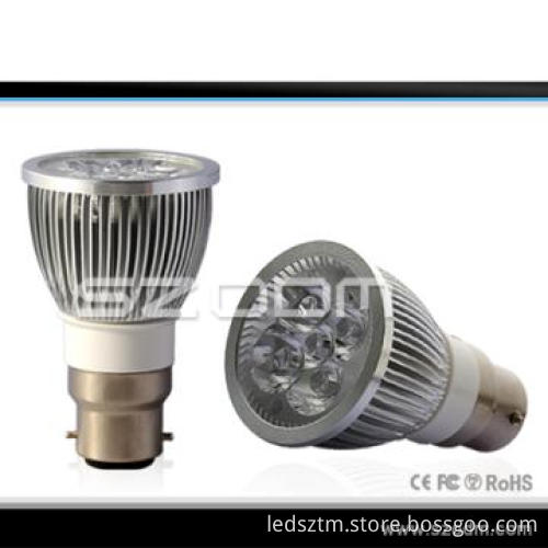 China B22 LED Bulbs with PC, Aluminum Alloy Cover 5W